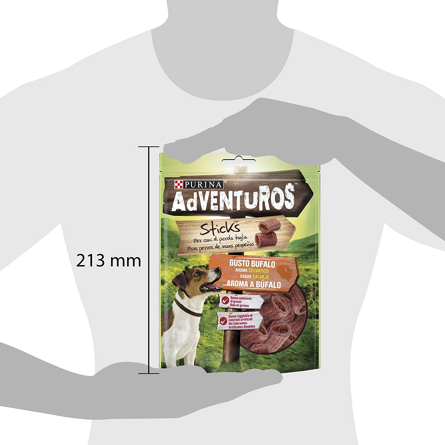 Purina adventuros 90g sticks small bufalo