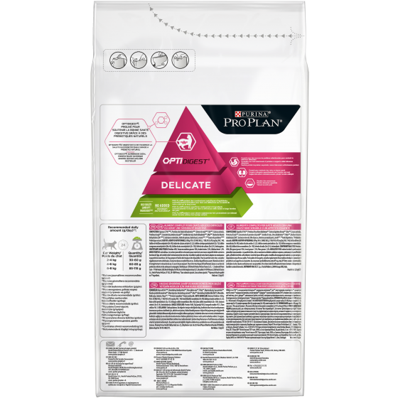 Pro plan cat 1.5kg delicate agnello