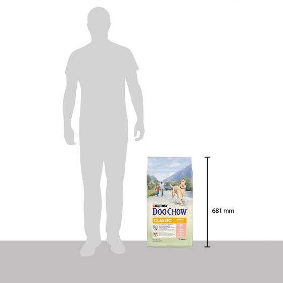 Tonus dog chow 10kg classic salmone