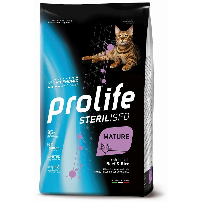 PROLIFE GATTO 1.5KG STERILISED MATURE MANZO