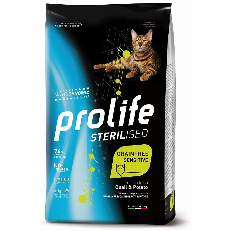 PROLIFE GATTO STERIL GRAIN FREE QUAGLIA