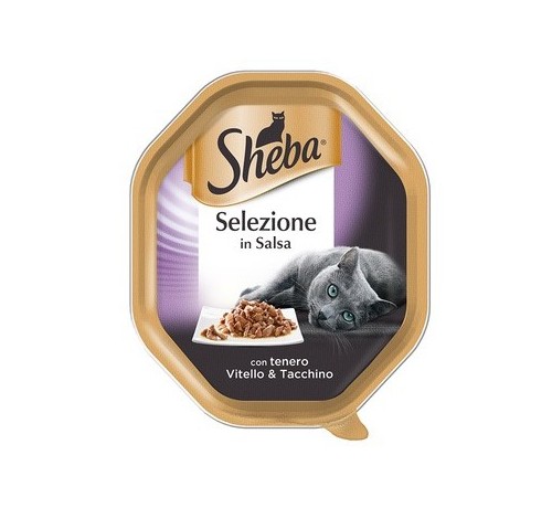 Sheba vaschetta 85g selezione salsa vitellotacchi