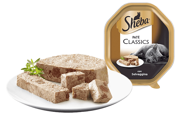 Sheba vaschetta 85g pate selvaggina 