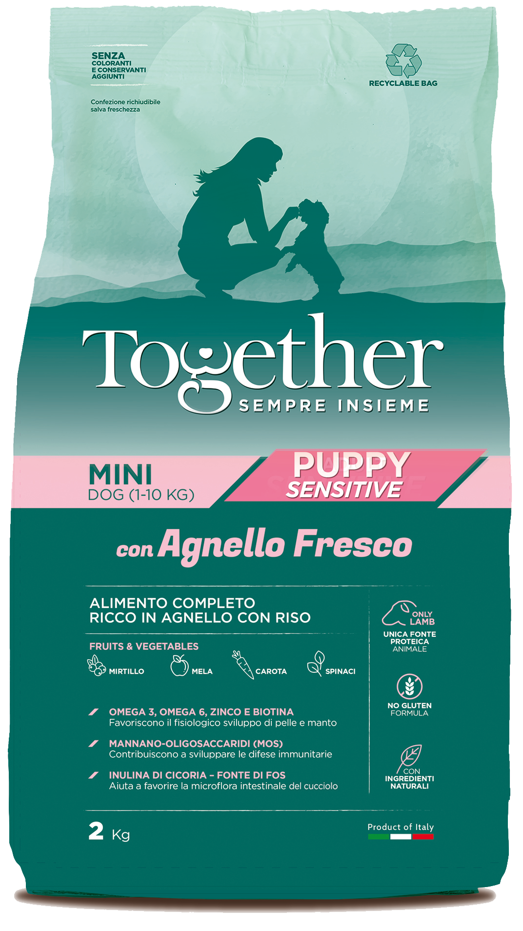 TOGETHER 2KG PUPPY MINI AGNELLO