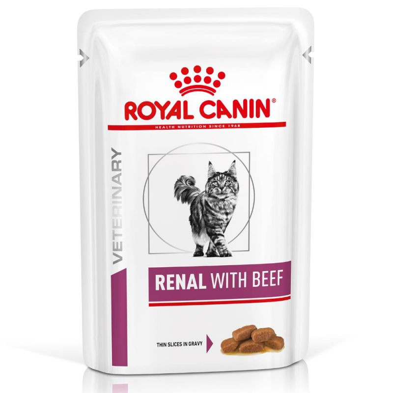 Royal canin vet cat bustina 85g renal manzo 