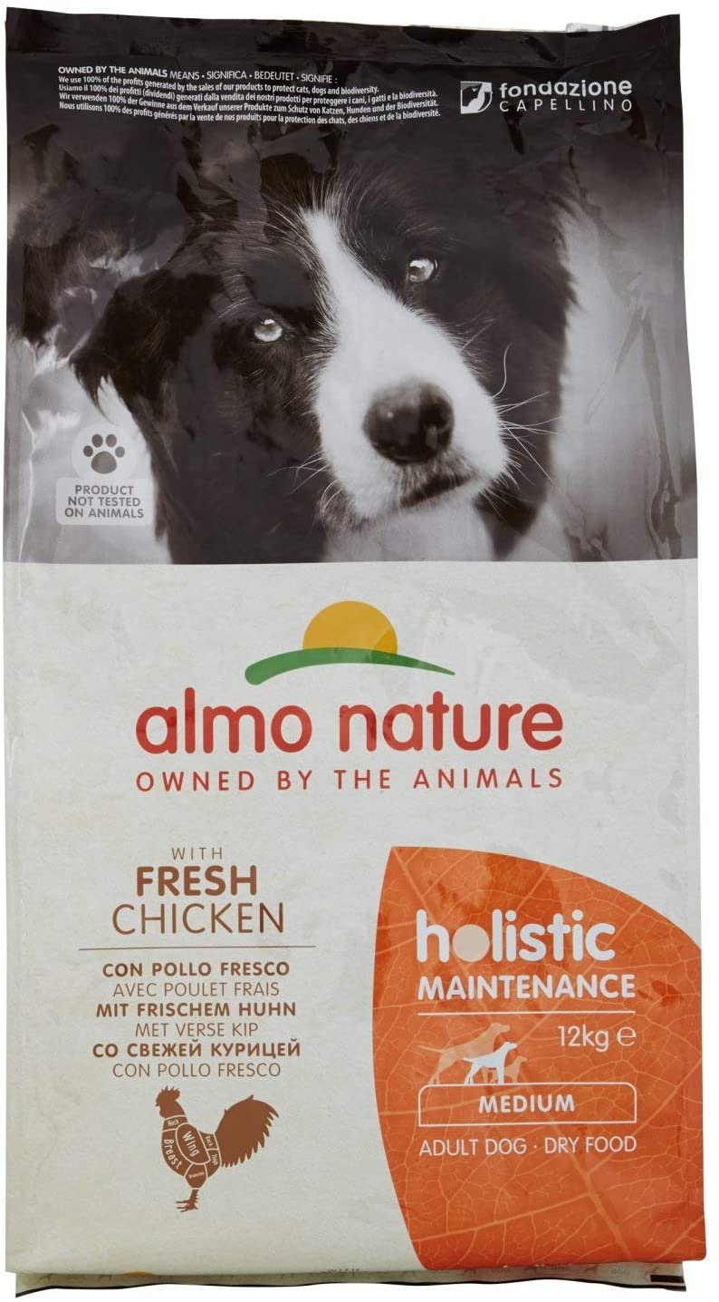 ALMO NATURE DOG HOLISTIC 12KG MEDIUM ADULT POLLO 