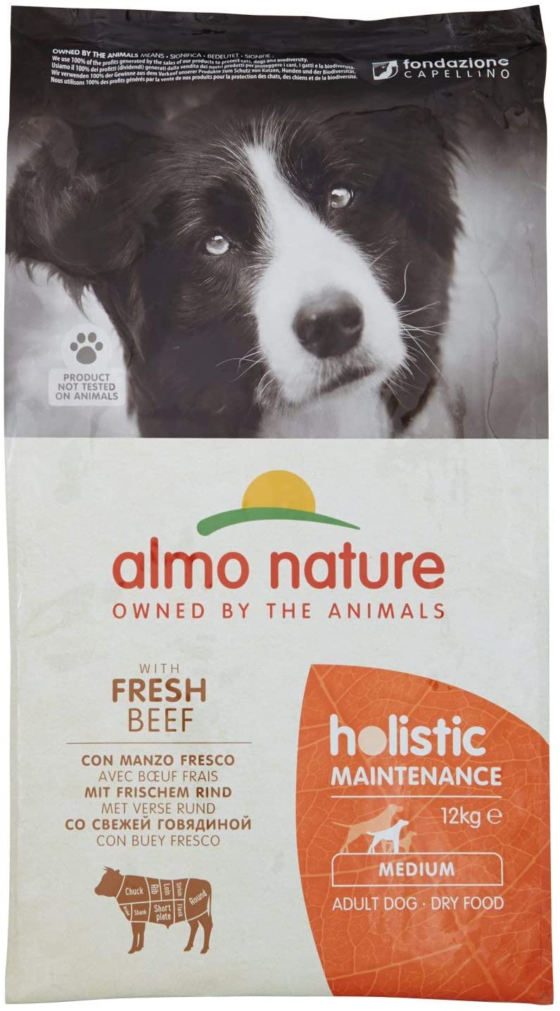 ALMO NATURE DOG HOLISTIC 12KG MEDIUM ADULT MANZO 