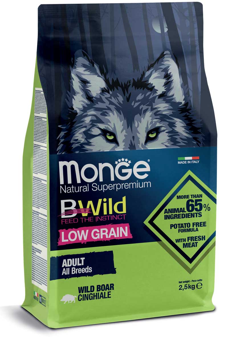 MONGE BWILD LOW GRAIN CINGHIALE