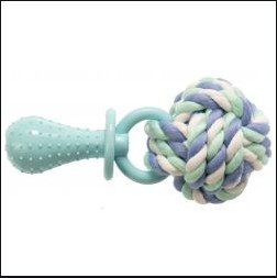 Gimborn gioco cane cotton dent plus c anelli 21cm