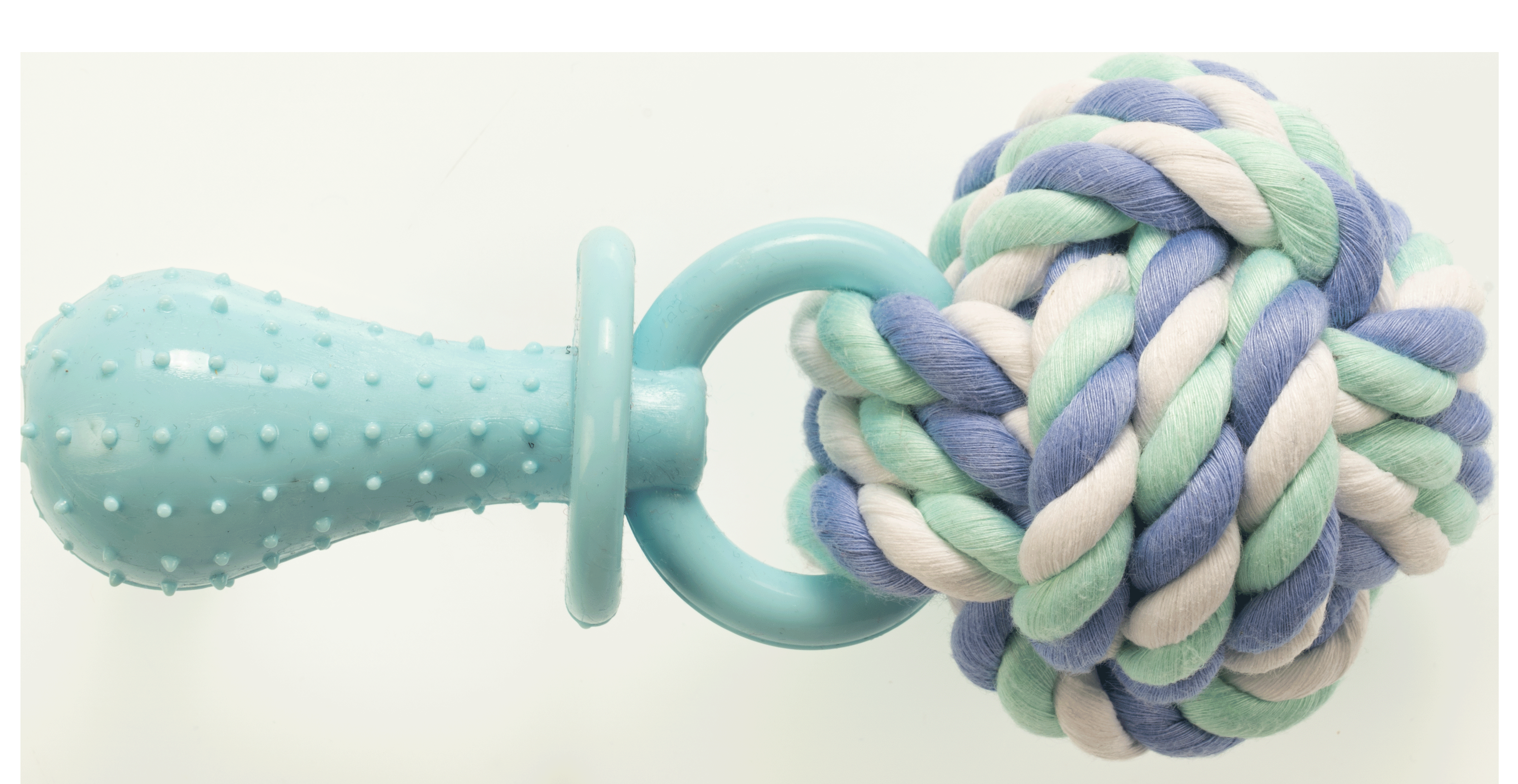 Gimborn gioco cane cotton dent plus palla 14cm