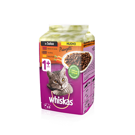 WHISKAS PRANZETTI 6X50G SALSA