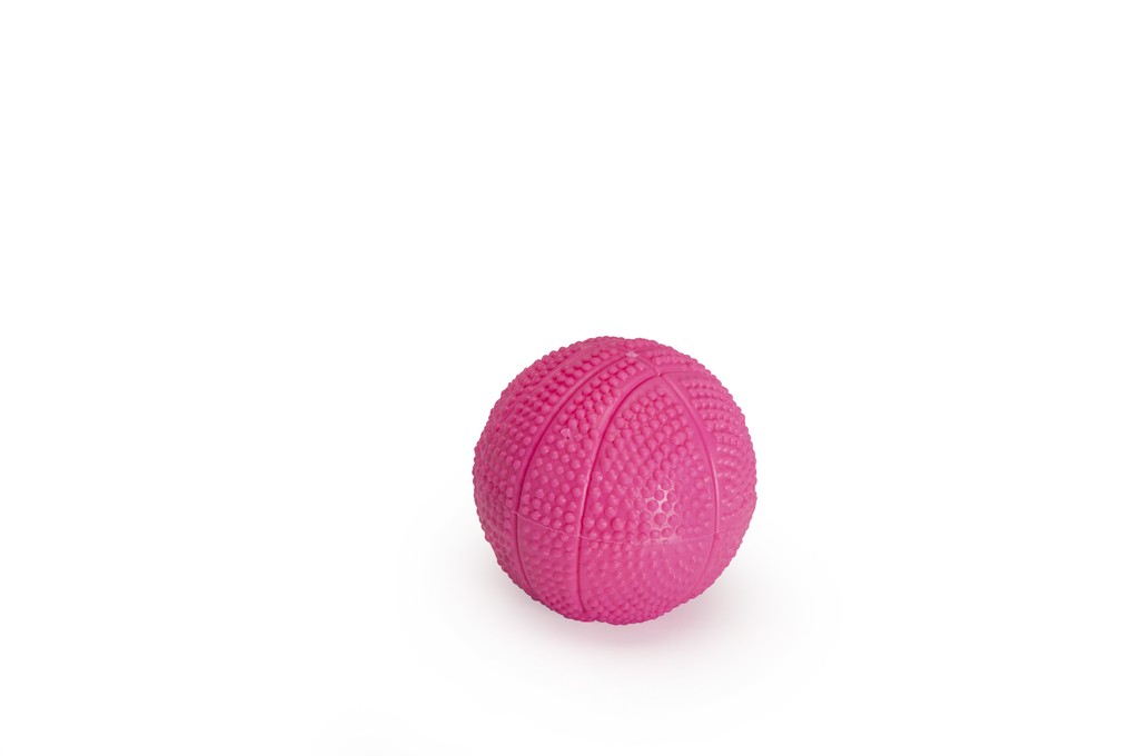 Camon gioco cane gomma palla basket squeaker 60mm 