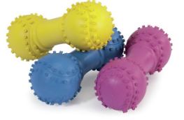 Camon gioco cane gomma squeaker manubrio baseball