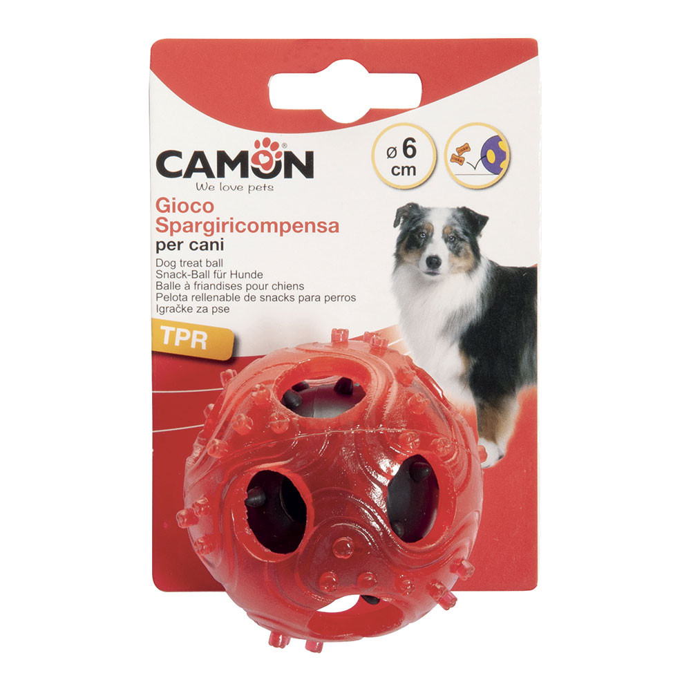 Camon Gioco Palla con campanello per Cani 7 cm