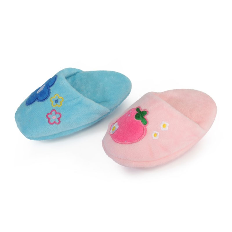 CAMON GIOCO CANE PANTOFOLE CON SQUEAKER 14CM