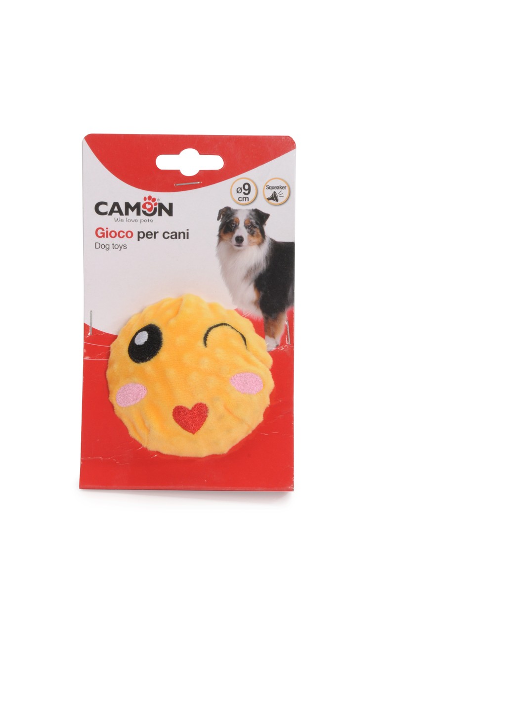 Camon Gioco Palla con campanello per Cani 7 cm