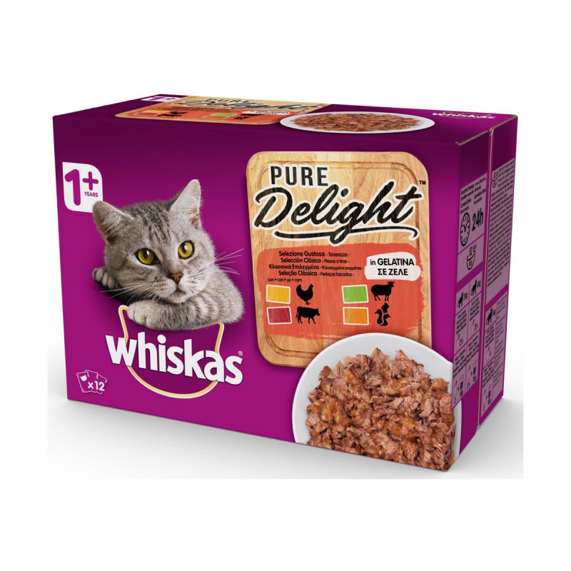 WHISKAS MULTIPACK PURE DELIGHT GUSTOSO
