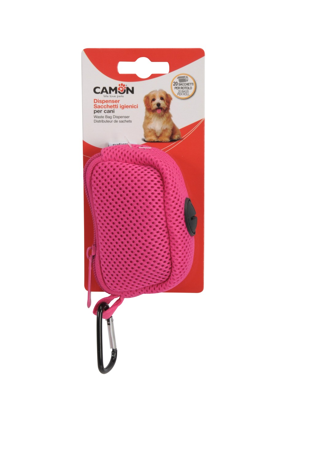 CAMON MESH DISPENSER WITH ROLLS 20 BAGS