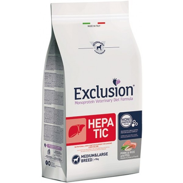 EXCLUSION DIET HEPATIC MEDIUM MAIALE