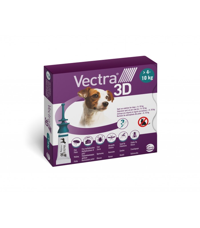 VECTRA 3D CANI 4 10KG 3 PIPETTE