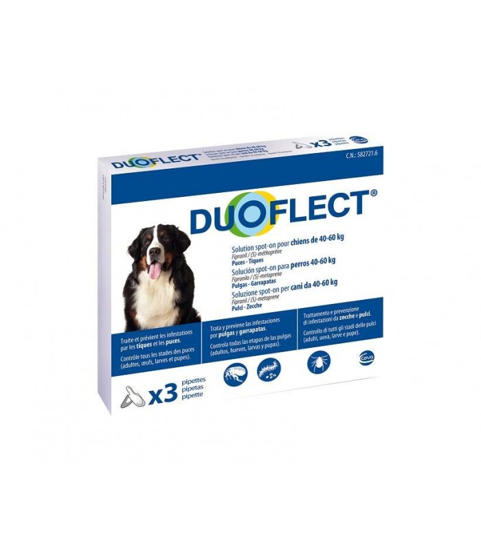 Duoflect cani 40 60kg 3 pipette
