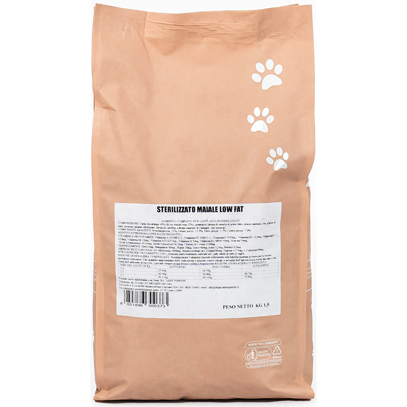 DOGCAT GATTO SUPER TASTE 1.5KG STERIL MAIALE
