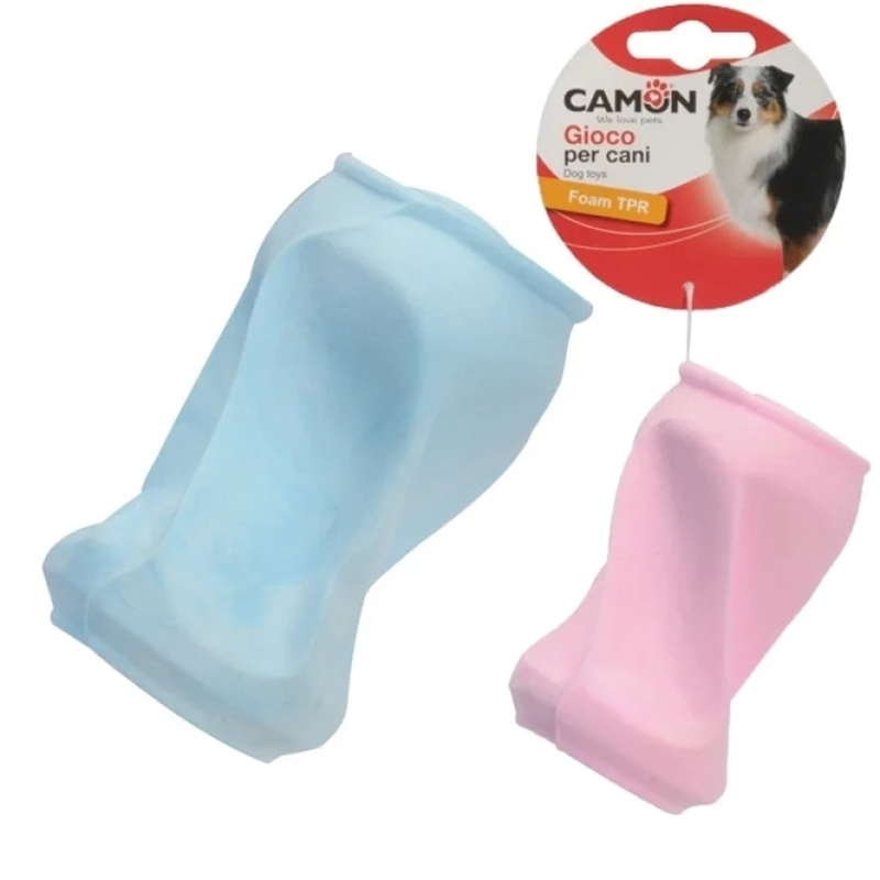 CAMON GIOCO CANE LATTINA SCHIACCIATA TPR 10CM