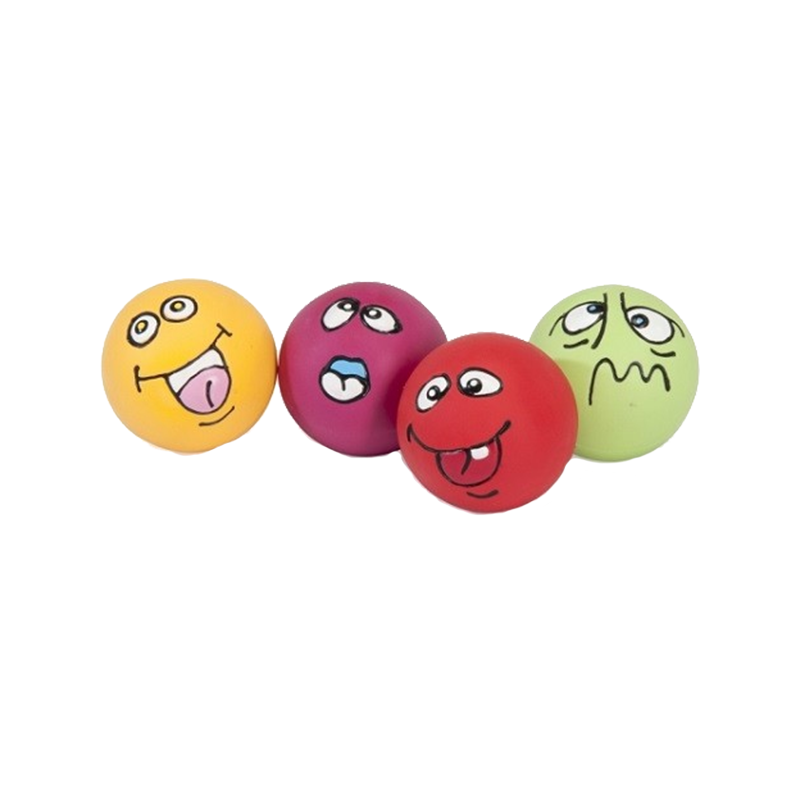 CAMON GIOCO CANE LATEX SQUEAKER EXPRESSION BALL 6C