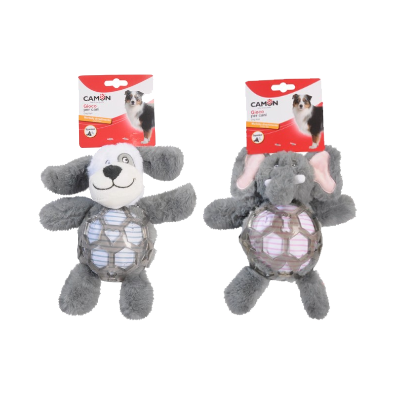 CAMON GIOCO CANE ELEFANTE CON PALLA TPR 25CM