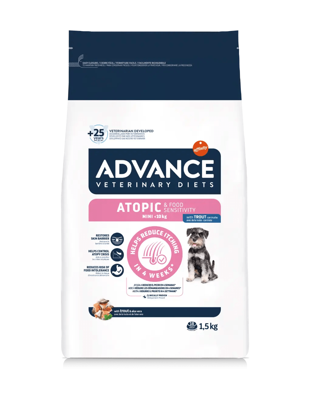 ADVANCE DIET 1.5KG ATOPIC MINI TROTA