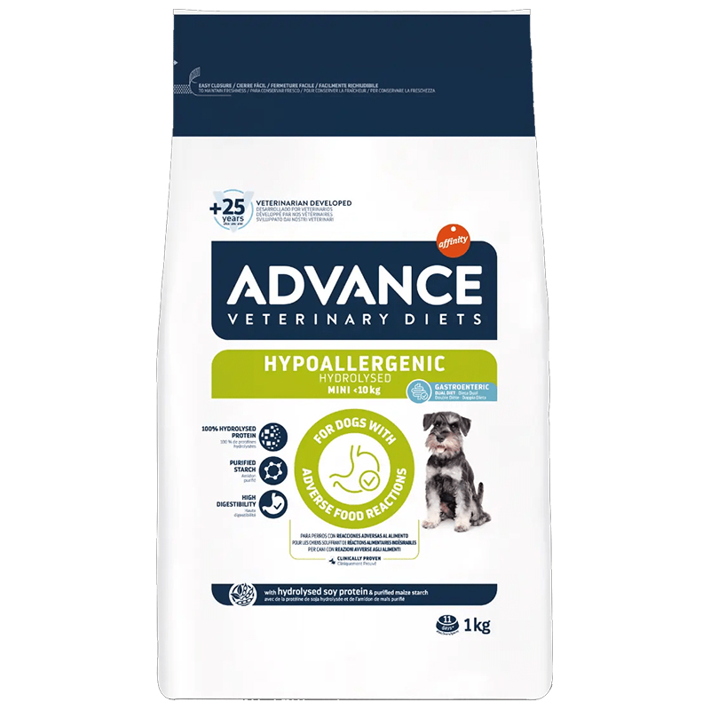 ADVANCE DIET 1KG HYPOALLERGENIC MINI