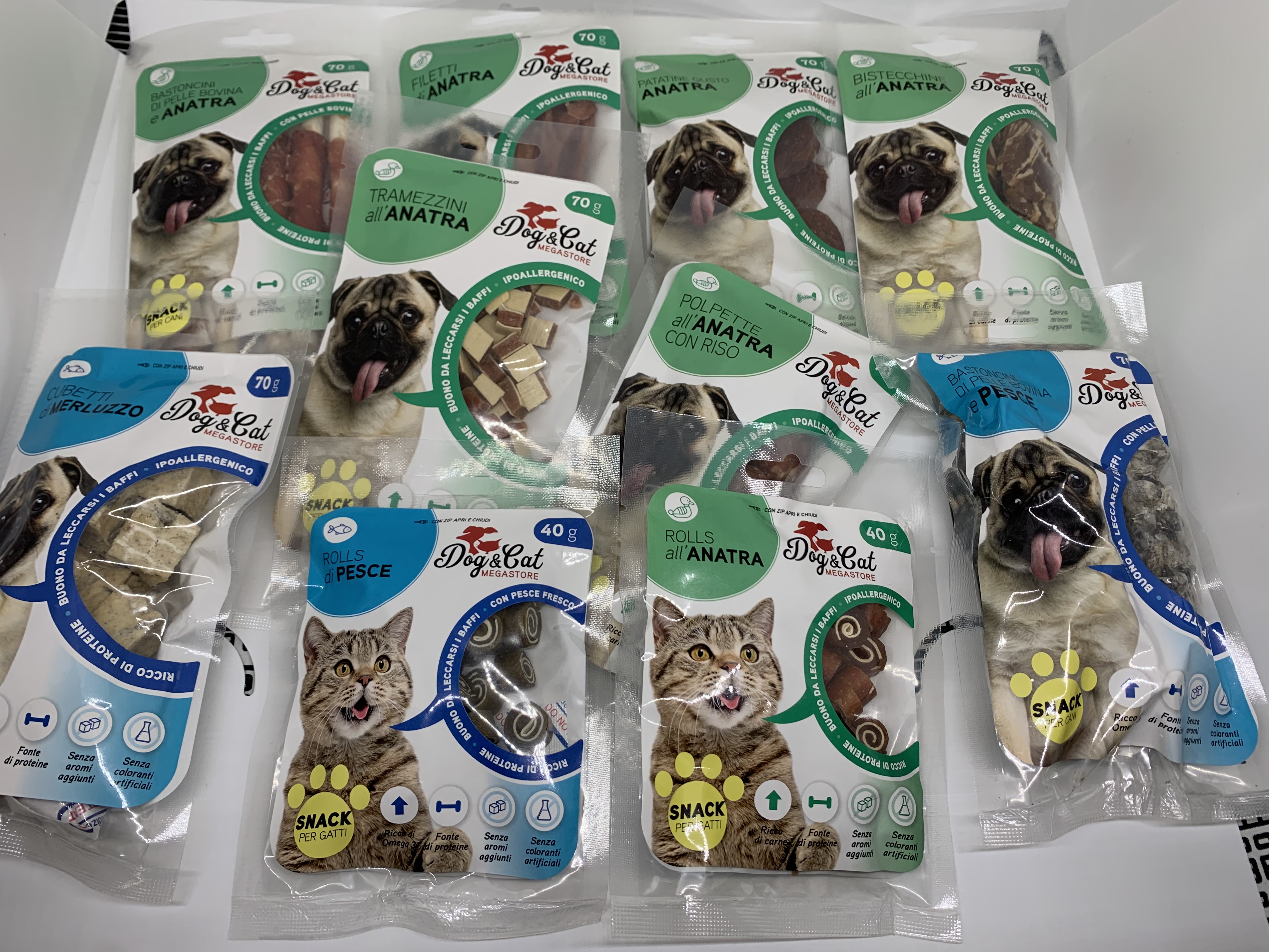 Dogcat snack 70g bistecchine anatra