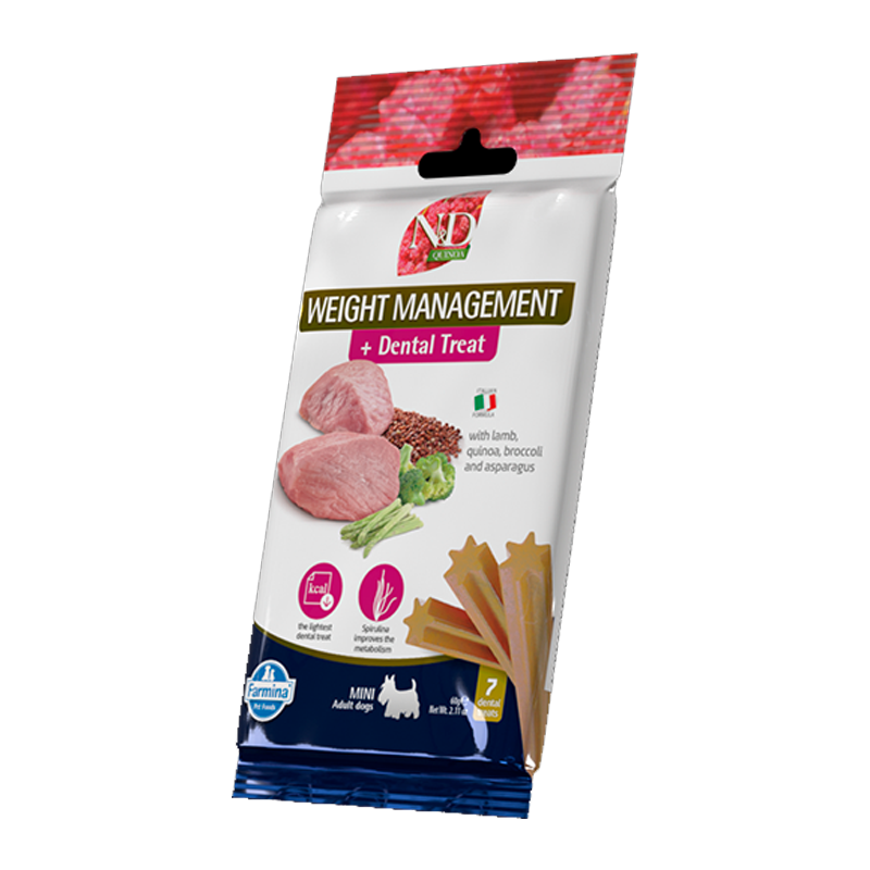 FARMINA ND TREAT QUINOA WEIGHT MANAG AGNELLO MINI