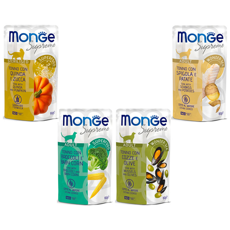 MONGE CAT SUPREME BUSTINA 80G