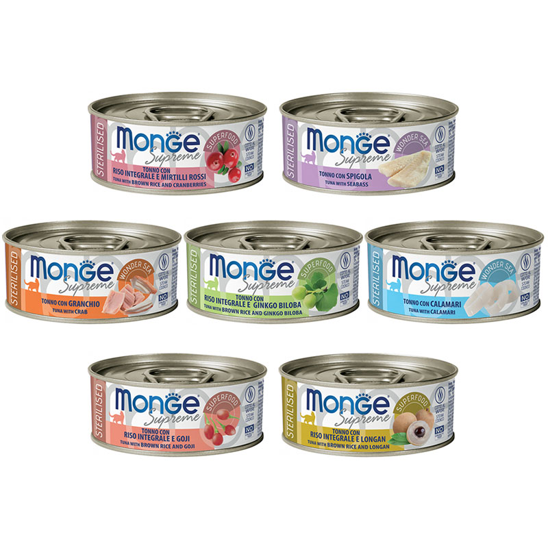 MONGE CATSUPREME LATT 80G STER