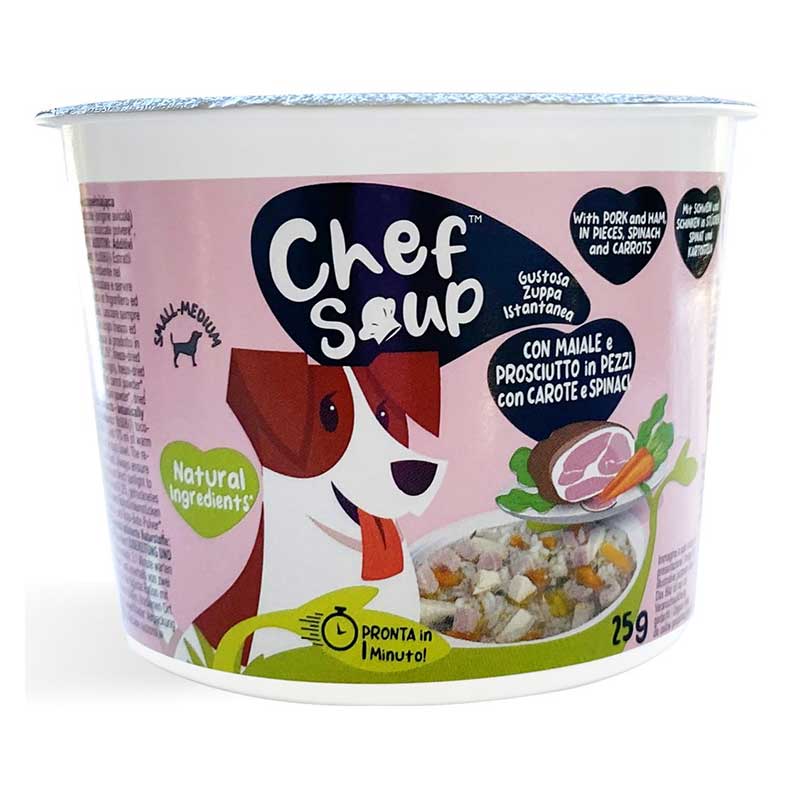 Petformance Chef Soup Dog Maiale Carota e Spinaci