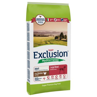 EXCLUSION MEDITERRANEO 12KG PUPPY LARGE TONNO