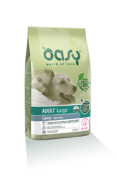 OASY DOG 12KG LIFESTAGE ADULT LARGE AGNELLO