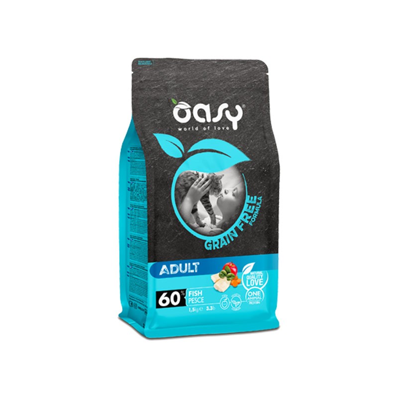 OASY CAT GRAIN FREE ADULT PESCE