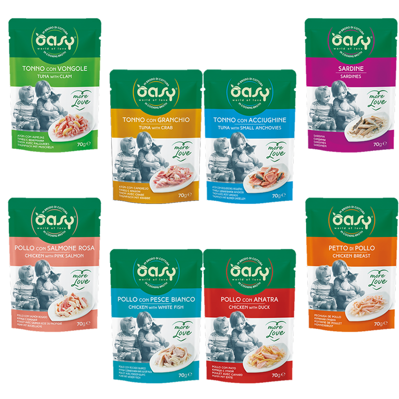 Oasy Cat More Love Bustina 70G
