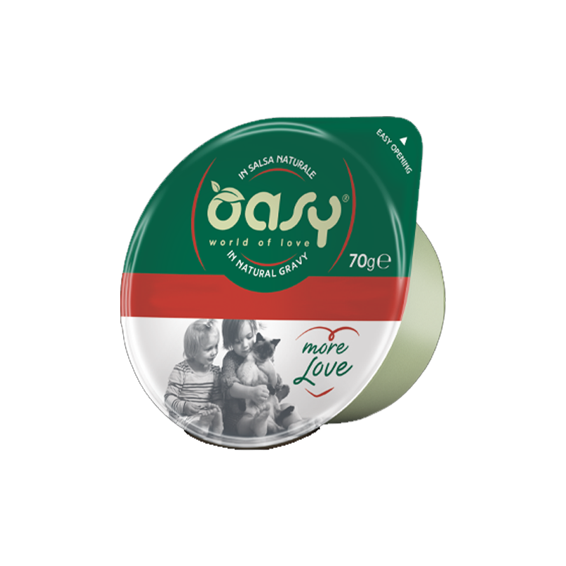 Oasy Cat More Love Green Cup 70G