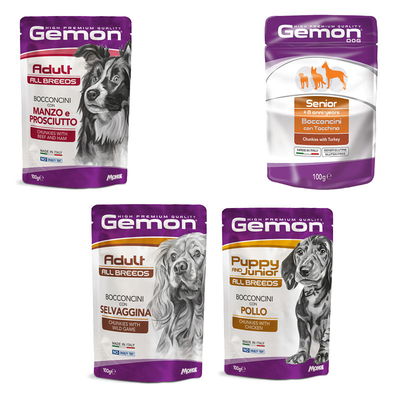 Gemon Dog Bustina 100G