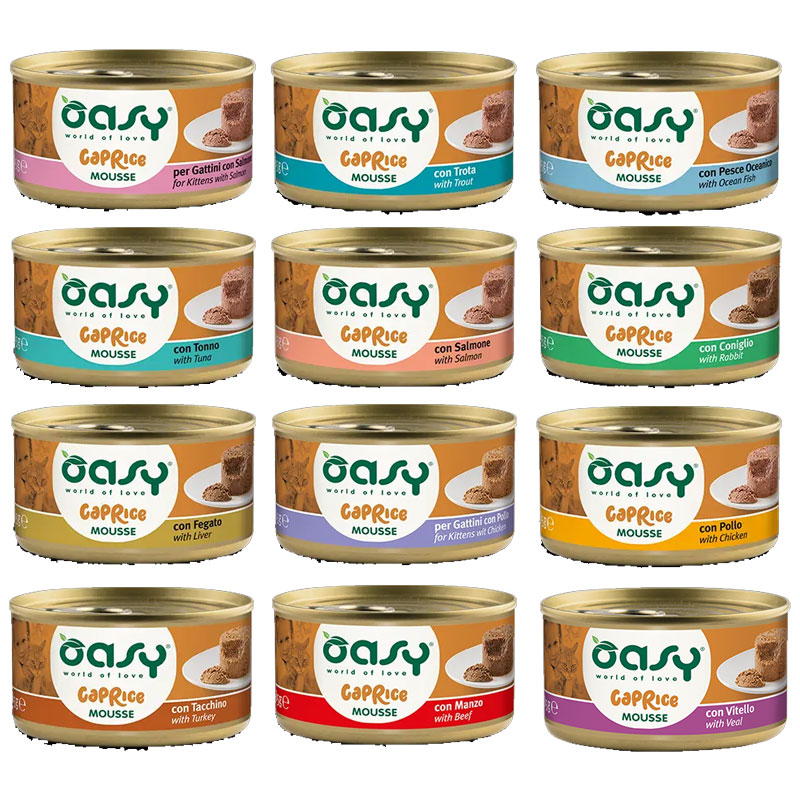Oasy Cat Caprice Lattina Mousse 85G