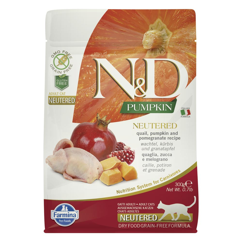 FARMINA CAT ND PUMPKIN NEUTERED QUAGLIA