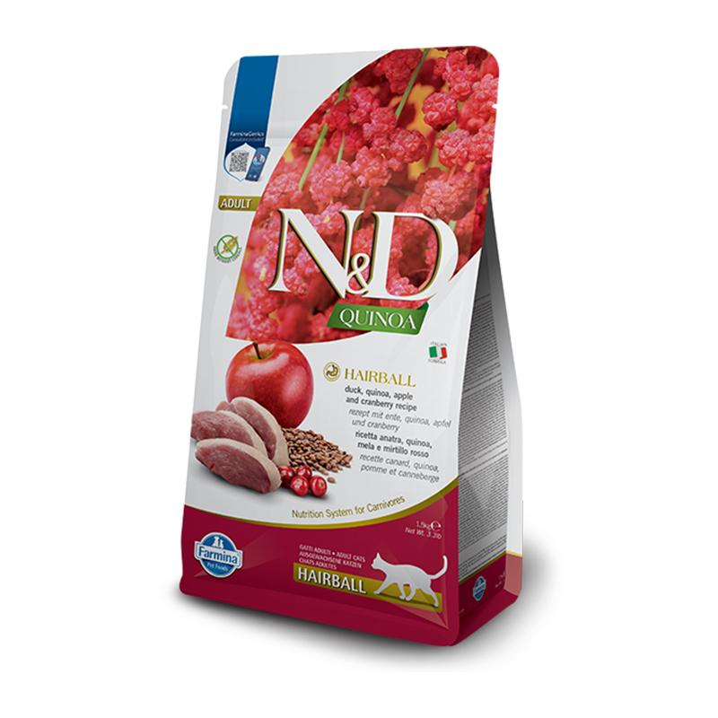 FARMINA CAT ND QUINOA 1.5KG HAIRBALL