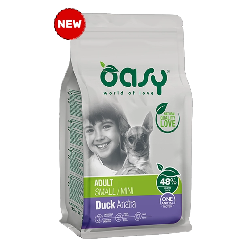 OASY DOG ADULT SMALL ANATRA