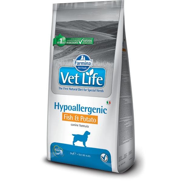 FARMINA VET LIFE CANE 2KG HYPOALLERGENIC PESCEPATA