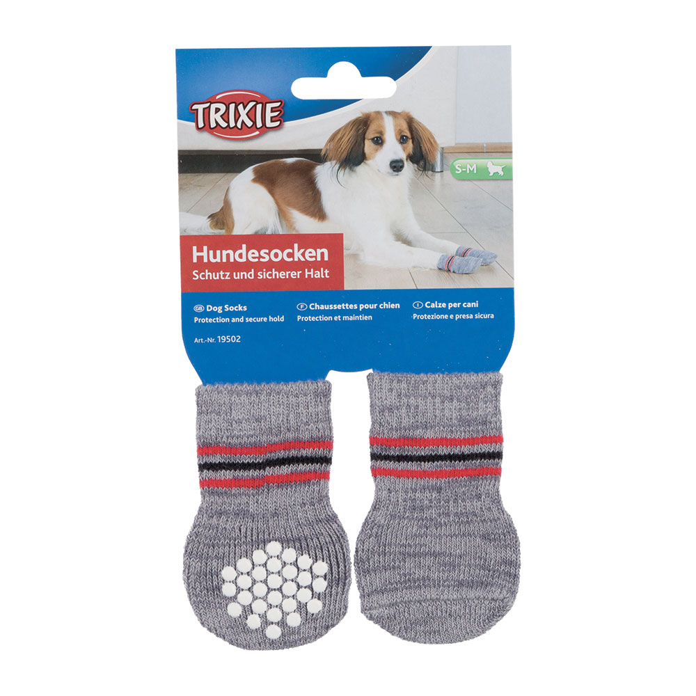 TRIXIE CALZE PER CANI 2PZ XL GRIGIO