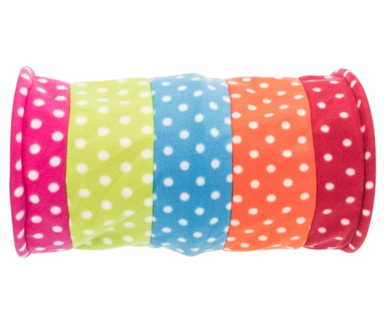 Trixie tunnel gioco pois colorati 25x50cm