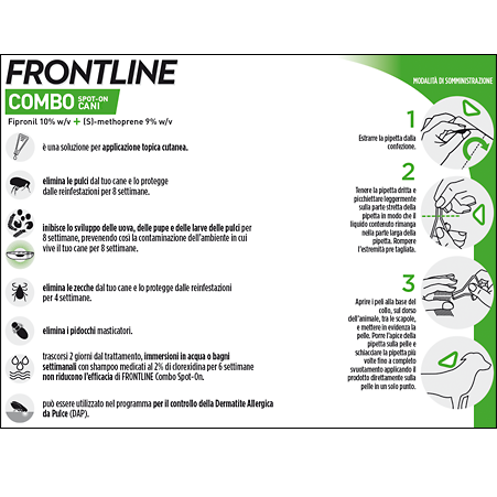 Frontline combo spoton 10 20kg 3 pipette